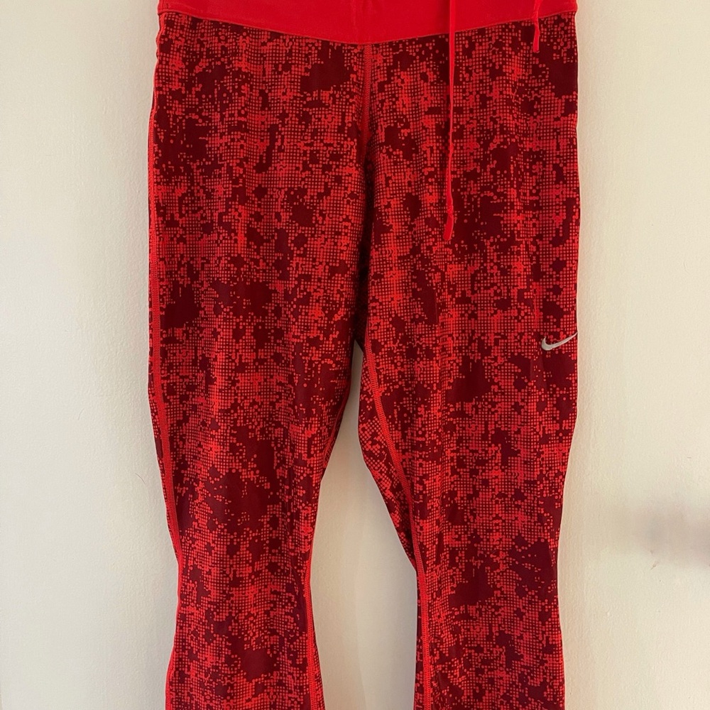 Nike Dri-FIT Red Pixel Leggings